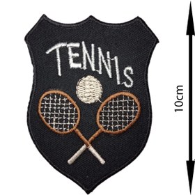 Resim REMSATİC Ütü Ile Yapışan Arma - Yama - Patch - Tennis Modeli (7cm X 10cm) 