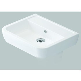 Resim Idevit Halley Lavabo Dikdörgen Tezgah Üstü Çanak Mini 45CM Hariç 
