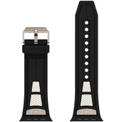 Resim Adige iOs Uyumlu Watch 9 45mm Kordon Kayış Hava Delikli Silikon Krd-117 