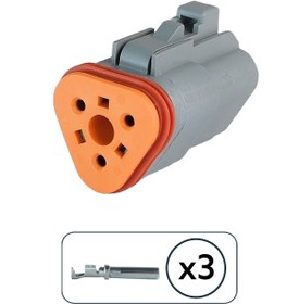 Resim DEUTSCH Dt06-3s Erkek Konnektör 3 Pin Kablosuz 