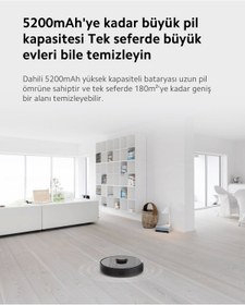 Resim Xiaomi Sonik Titreşimle Olağanüstü Temizlik Performanslı Yeni Nesil LDS Lazer Navigasyon Mi Temizlik Robotu 