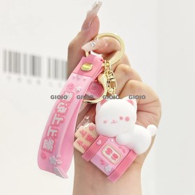 Resim Silver1 Gıoıo Anahtarlık Küçük Kolye Hediye Sevimli Üç Boyutlu Bebek Okul Çantası Çanta Çekicilik (Yurt Dışından) 