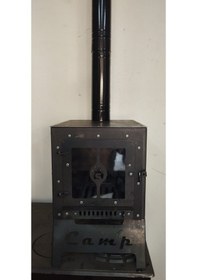 Resim Dorello Kamp Sobası Sac Soba Katlanır Ayak Soba 