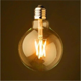 Resim Edison G95 Dekoratif Rustik LED Ampül - Edison Ampül - Tasarruflu LED Aydınlatma 