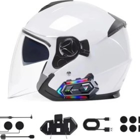 Resim Aesco Çift Telefon Destekli Motosiklet Kask Bluetooth Kulaklık - Lisinya 