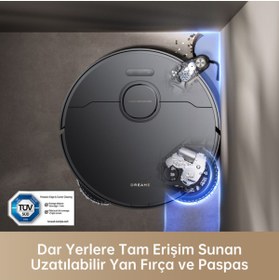 Resim Dreame X40 Ultra Robot Süpürge Siyah 