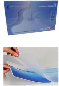 Resim Genel Markalar Laminasyon 125 Mic. 10 Lu 1 Paket İnox Laminasyon 