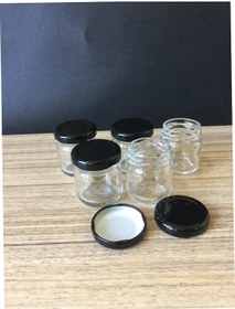 Resim 40 Cc Cam Kavanoz - 50 Adet - Siyah Kapak.Mutfak. 