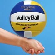 Resim 1 adet Evrensel Kaymayan Voleybol, Boyut 5 İçin Kapalı ve Açık Alan Eğitimi, Plaj Eğlencesi 
