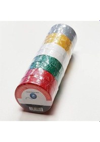 Resim Renkli Elektrik Bandı 10 Lu Izole Bant 