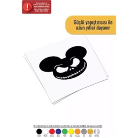 Resim Mickey - Araç, Oto, Laptop, Duvar Uyumlu Sticker 10 9 Cm 