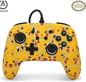 Resim PowerA Nintendo Switch için PowerA Gelişmiş Kablolu Kumanda - Pikachu Moods, Sarı 