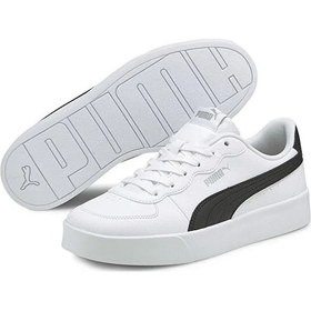 Resim Puma Skye Clean Kadın Beyaz Günlük Ayakkabı 38014702 BEYAZ SİYAH Beyaz - Siyah 
