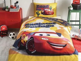 Resim Özdilek Cars Radıator Tek Kişilik Disney Lisanslı Nevresim Takımı Sarı 
