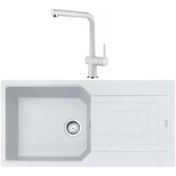 Resim Franke Ubg 611-100/active Plus Doccia 2.0 Eviye Armatür Seti (BİANCO) 