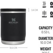 Resim Stanley Adventure To-Go Yemek Termosu 0.35 Lt Siyah 