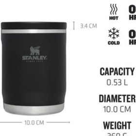 Resim Stanley Adventure To-Go Yemek Termosu 0.35 Lt Siyah 