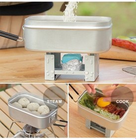 Resim Novahub Öğle Yemeği Kutusu Mini Kesme Tahtası Kombinasyon Seti, Mini Katlanabilir Ocak Buhar Rafı, Katlanabilir Çatal, Kaşık Ve Çubuklar İle. Diğer, Özel Ahşap Tahta Çok Renkli 