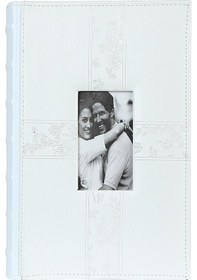 Resim Beyaz Deri Fotoğraf Albümü (10x15cm) 46300D 