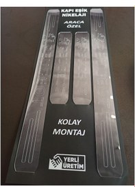 Resim Peugeot 807 Uyumlu Kapı Eşiği 4'lü Set Ön Arka 