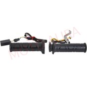 Resim moto aura Elcik - 4 Kademeli Isıtmalı [çift Gaz Telli] [takım] Uyumlu 