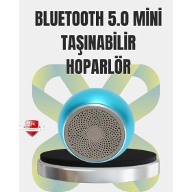 Resim Kablosuz Bluetooth 5.0 Hoparlör | Kompakt ve Güçlü Ses 