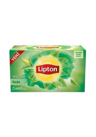 Resim Lipton Yeşil Çay Sade Süzen Poşet Çay 4'lü 20 x 1.5 G 