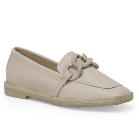 Resim Missf Ds22011 2fx Krem Kadın Loafer 