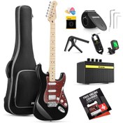 Resim Donner DST-152 Full-Size ST Elektro Gitar Seti (Siyah) 