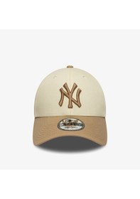 Resim New Era Colour Block 9forty Neyyan Unisex Krem Şapka 60771836 Bej 
