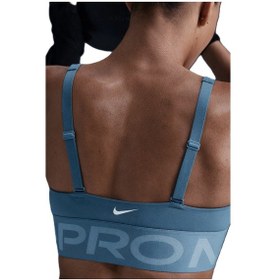 Resim Nike Pro Indy Plunge-support Bra Kadın Spor Bra Yeşil 