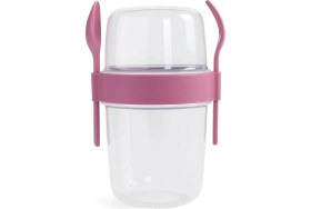 Resim Braventa Collection Busstier Müsli ve Granola Kapsülü, 1100 ml Sızdırmaz Yoğurt Kabı, Take And Go Kaşıklı Granola Kabı, 