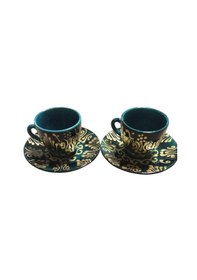 Resim El Yhapımı 2'li Kahve Fincanı 