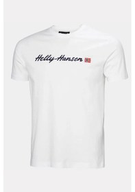 Resim Helly Hansen Core Graphic T -shirt 2.0 Hha.54599 001 Beyaz 
