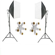 Resim 5 Duylu Softbox (2 Adet) + 2 M Işık Ayağı Lambasız 