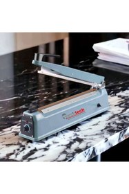 Resim Konak Ambalaj 40 cm Masaüstü Poşet Yapıştırma Maknesi Metal Gövde 