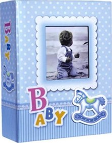Resim Rabsev 10x15cm 100 Fotoğraf Kapasiteli Lüks Bebek Fotoğraf Albümü RSPP461001-M 