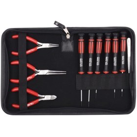 Resim CETA FORM 10 Pc,c-tronıc Elekt, Pense-torn,seti+deri Çanta 