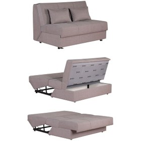 Resim Kilim Mobilya Robin Iki Kişilik Yatak Olabilen Koltuk Açık Kahverengi Açık Kahverengi 