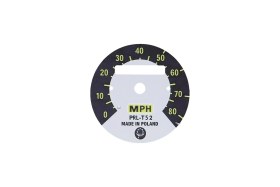 Resim Karşı yüz WSK 80 mp/h mil tip 2 sarı - 278020 