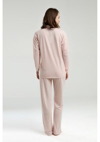 Resim Pierre Cardin Kadın Pembe Gömlek Pijama Pc9020-s-v1 Pembe 