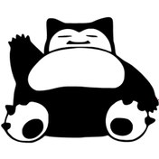 Resim Genel Markalar Snorlax Pokemon Sticker 20 X 16 Cm 