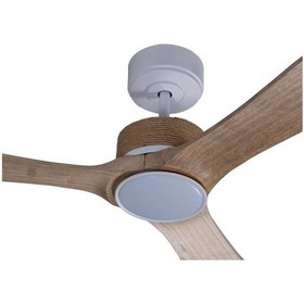 Resim Muğla Beyaz Aydınlatmalı Uzaktan Kumandalı 132cm Tavan Vantilatörü 