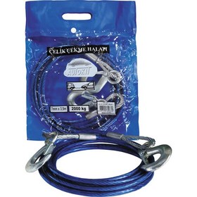 Resim Autokit Çelik Çekme Halatı 7mm*3,5m 2 Ton 