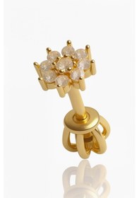 Resim 14 Ayar Altın Piercing Tragus Küpe T034 
