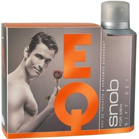 Resim Snob EQ Erkek Parfüm EDT 100 ML + Deodorant 150 ML 