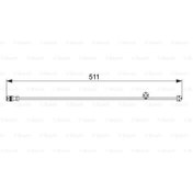 Resim BOSCH 1987474557 Fren Balatası İkaz Kablosu 511Mm Porsche 911 997 3.6 Carrera 