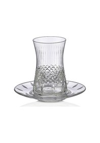 Resim Roya Home Antik Sade 6 Kişilik 12 Parça Çay Bardak Seti Şeffaf 