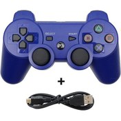 Resim Kablosuz Denetleyici Desteği Bluetooth Ps3 Konol Joystick Playstation 3 Joy Blue 