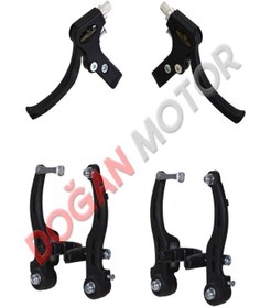 Resim BY KUBİLAY Bisiklet Fren Takımı V Brake Takım A Kalite 